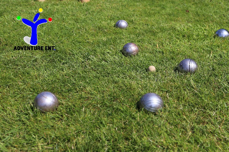 Petanque set van 12 ballen